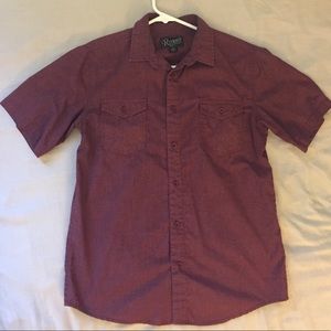 Red Button-down Shirt